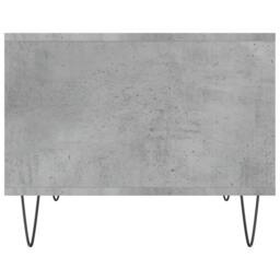 Berkfield Home Decorative Coffee Table Concrete Grey 60x50x40 cm Engineered Wood - Size: 60 x 50 x 40 cm - thumbnail 5