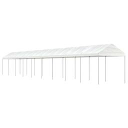 Berkfield Home Gazebo with Roof White 20.07x2.28x2.69 m Polyethylene - thumbnail 2