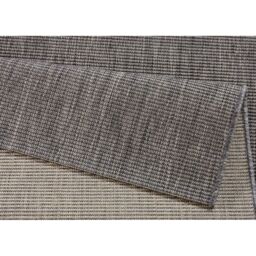 THE RUGS Weatherproof Plain Rug - Indoor Outdoor Durable Easy Clean Minimalist in Dark Grey - Size: 200 cm x 290 cm - thumbnail 2