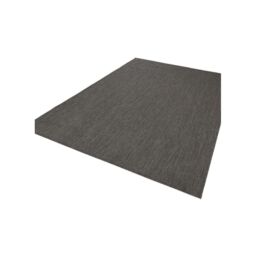 THE RUGS Weatherproof Plain Rug - Indoor Outdoor Durable Easy Clean Minimalist in Dark Grey - Size: 200 cm x 290 cm - thumbnail 4