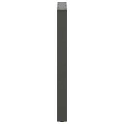 Berkfield Home Coffee Table Legs U-Shaped 2 pcs Anthracite 50x(90-91) cm Steel in Black - thumbnail 6