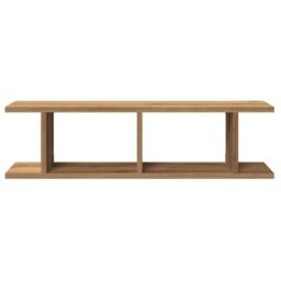 Berkfield Home Wall Shelves 2 pcs Artisan Oak 75x18x20 cm Engineered Wood in Brown - Size: 75 x 18 x 20 cm - thumbnail 5