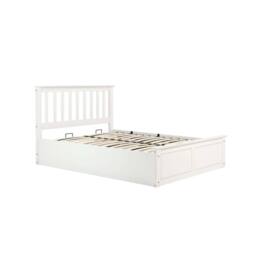 Birlea Phoenix Ottoman Storage Bed Frame in White - Size: Single - thumbnail 7