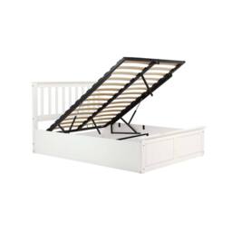 Birlea Phoenix Ottoman Storage Bed Frame in White - Size: Single - thumbnail 8