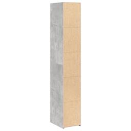 Berkfield Home Highboard Concrete Grey 30x41x185 cm Engineered Wood - Size: 30 x 41 x 185 cm - thumbnail 6