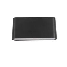 Netlighting Modern LED Outdoor Wall Lamp Black Warm White 3000K 720lm IP44 - thumbnail 2