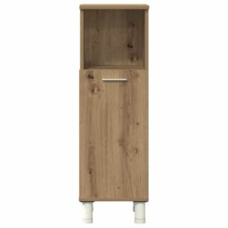Berkfield Home 4 Piece Bathroom Furniture Set Artisan Oak Engineered Wood in Brown - thumbnail 5
