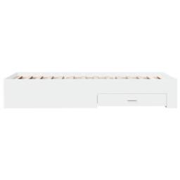 Berkfield Home Bed Frame with Drawers without Mattress White 90x200 cm - thumbnail 5