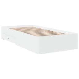 Berkfield Home Bed Frame with Drawers without Mattress White 90x200 cm - thumbnail 3