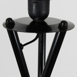 ValueLights Camden Black Metal Stem Tripod Floor Lamp Base - thumbnail 3