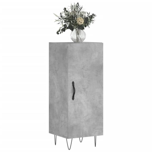 Berkfield Home Sideboard Concrete Grey 34.5x34x90 cm Engineered Wood - image 1
