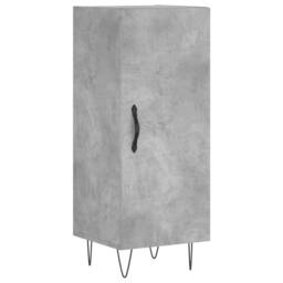 Berkfield Home Sideboard Concrete Grey 34.5x34x90 cm Engineered Wood - thumbnail 3