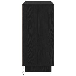 Berkfield Home Sideboard with LED Black Oak 71x34, 5x75 cm Engineered Wood - thumbnail 8