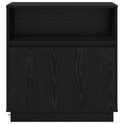 Berkfield Home Sideboard with LED Black Oak 71x34, 5x75 cm Engineered Wood - thumbnail 7