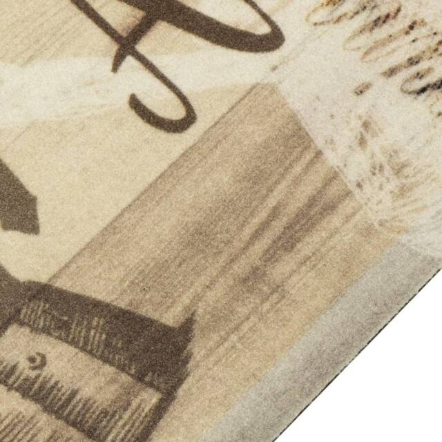 Berkfield Home Kitchen Rug Washable Coffee Brown 60x300 cm Velvet - image 1