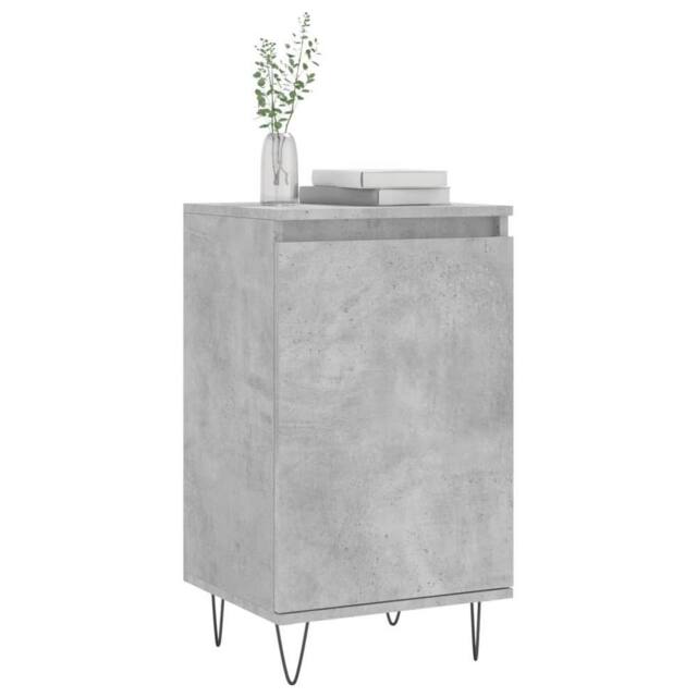 Berkfield Home Sideboards 2 pcs Concrete Grey 40x35x70 cm Engineered Wood - Size: 40 x 35 x 70 cm - image 1