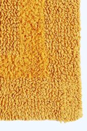 Homescapes Luxury Bath Mat Runner Reversible 1600GSM 100% Cotton, 40 x 100cm Long in Mustard - Size: 40 x 100 cm - thumbnail 2