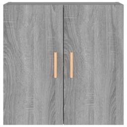 Berkfield Home Wall Cabinet Grey Sonoma 60x30x60 cm Engineered Wood - Size: 60 x 30 x 60 cm - thumbnail 5