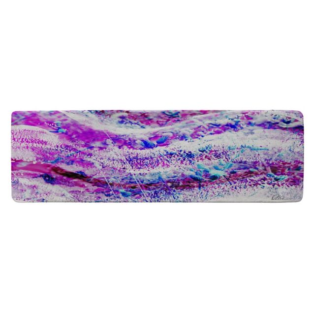 Benjamin Tate Design Pink Wilderness Runner Rug in Natural - Size: 67 cm x 230 cm - image 1