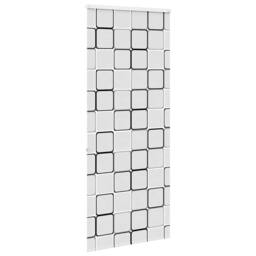 Berkfield Home Shower Roller Blind with Cassette 90x240 cm Fabric Width 86 cm in White - thumbnail 4