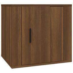 Berkfield Home Bedside Cabinet Brown Oak 50x39x47 cm - Size: 50 x 39 x 47 cm - thumbnail 2