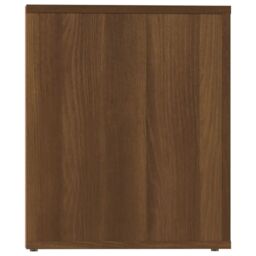Berkfield Home Bedside Cabinet Brown Oak 50x39x47 cm - Size: 50 x 39 x 47 cm - thumbnail 6