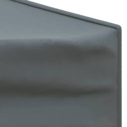 Berkfield Home Decorative Folding Party Tent with Sidewalls Anthracite 3x3 m in Dark Grey - thumbnail 5