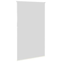 Berkfield Home Roller Blind Blackout Off-White 125x230 cm Fabric Width 121.6 cm Polyester in White - thumbnail 4