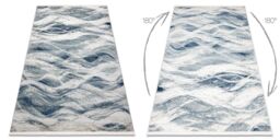 RugsX Distin Rug in Blue - Size: 160 cm x 230 cm - thumbnail 3