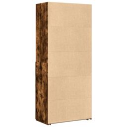 Berkfield Home Highboard Smoked Oak 80x42.5x185 cm Engineered Wood in Brown - thumbnail 6