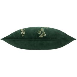 Paoletti Chuan Tranquil Panda Velvet Cushion in Emerald - Size: 40 cm x 60 cm - thumbnail 3