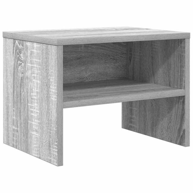 Berkfield Home Bedside Cabinet Grey Sonoma 40x30x30 cm Engineered Wood - Size: 40 x 30 x 30 cm - image 1