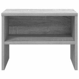 Berkfield Home Bedside Cabinet Grey Sonoma 40x30x30 cm Engineered Wood - Size: 40 x 30 x 30 cm - thumbnail 5