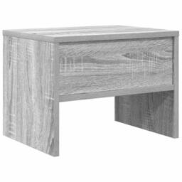 Berkfield Home Bedside Cabinet Grey Sonoma 40x30x30 cm Engineered Wood - Size: 40 x 30 x 30 cm - thumbnail 7