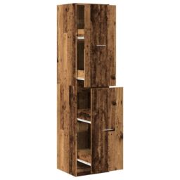 Berkfield Home Apothecary Cabinet¬†Old Wood 40x41x174.5 cm Engineered Wood in Brown - thumbnail 2