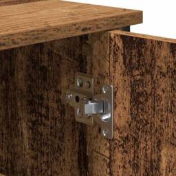 Berkfield Home Sideboard Old Wood 100x35x75 cm Engineered Wood in Brown - Size: 100 x 35 x 75 cm - thumbnail 7