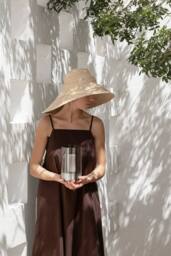 Blomus CALMA Lantern M - Stainless Steel matt, Glass Smoke in Silver - thumbnail 5