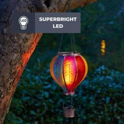 Marco Paul 44cm Multicolour Resin Hot air Balloon Solar Hanging Light - thumbnail 8