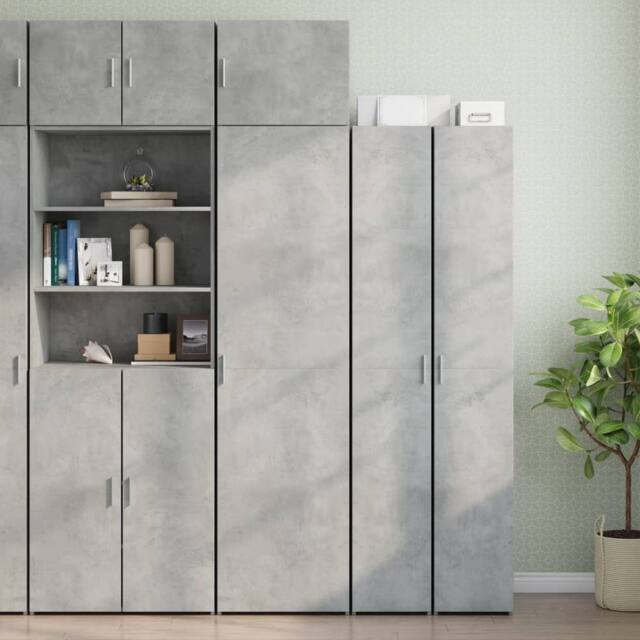 Berkfield Home Wall Cabinet Concrete Grey 50x42.5x40 cm Engineered Wood - image 1