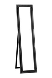 Orsina Brussels Vintage Floor Standing Chic Mirror in Black - thumbnail 2
