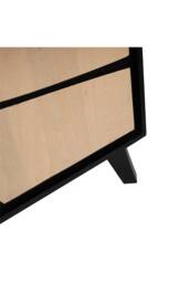 IH Design Shildon Mango Wood Low Board TV Stand Sideboard Cabinet in Tan - thumbnail 5