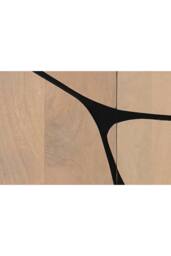 IH Design Shildon Mango Wood Low Board TV Stand Sideboard Cabinet in Tan - thumbnail 7