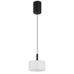 Netlighting Trenton Slim Pendant Black Alabaster Optic Glass Shade LED 2700 4000K - thumbnail 2