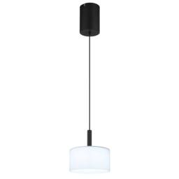 Netlighting Trenton Slim Pendant Black Alabaster Optic Glass Shade LED 2700 4000K - thumbnail 5