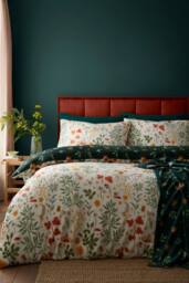 Fusion 'Botanical Mushrooms' Soft Fleece Duvet Cover Set in Natural - Size: Single - thumbnail 5