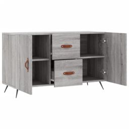 Berkfield Home Sideboard Grey Sonoma 100x36x60 cm Engineered Wood - Size: 100 x 36 x 60 cm - thumbnail 5