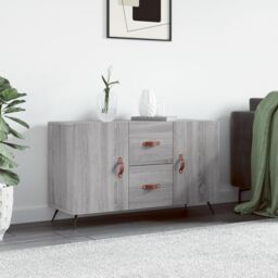 Berkfield Home Sideboard Grey Sonoma 100x36x60 cm Engineered Wood - Size: 100 x 36 x 60 cm - thumbnail 1