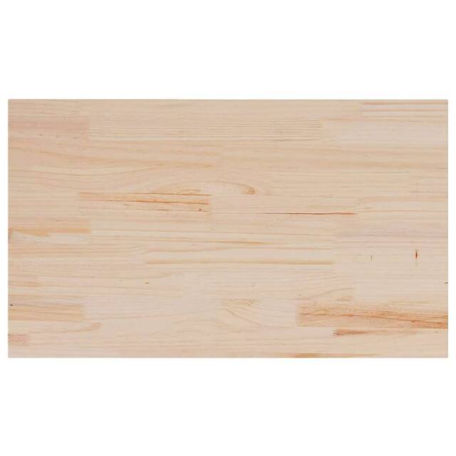 Berkfield Home Table Tops 3 pcs 80x47x1.7 cm Rectangular Solid Wood Pine in Light Tan - image 1