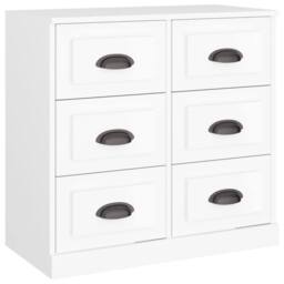 Berkfield Home Sideboards 2 pcs White Engineered Wood - thumbnail 6