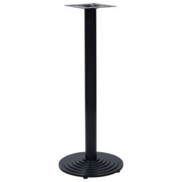 Berkfield Home Bistro Table Leg Black √ò43x107 cm Cast Iron - Size: 43x107 cm - thumbnail 1